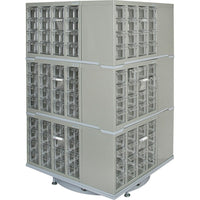 Kleton Heavy-Duty Industrial Carousel Drawer Cabinets, 192 Drawers-Colour: Grey