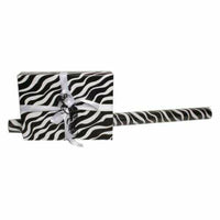 JAM Paper Gift Wrapping Paper - Jumbo - 40 sq. ft. - Black Safari-Color: Black Safari