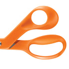 Fiskars Original Orange - Handled Scissors - 8"-High-grade, precision - ground, stainless - steel blades offer a lasting sharp edge that cuts all the way to the tip