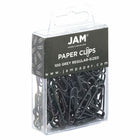 JAM Paper Colored Standard 1" Paper Clips - Grey - 2 Packs of 100-Quantity: 2/pack ( 100 per box )