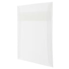 JAM Paper Enveloppes carrées en vélin translucide, fermeture gommée, 9 x 9 po, transparent, paquet de 100-Taille : 9 x 9 po