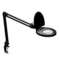 Dainolite LED Magnifier WithA-Bracket Black-Desk Lamp