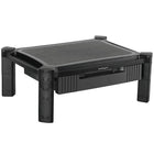 StarTech Monitor Riser with Drawer, Height Adjustable (MONSTADJD)-Height-adjustable monitor stand, 17.1" x 13", sits easily on your desk