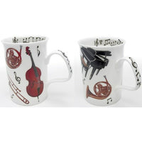 Roy Kirkham Lancaster Mug, Concert, Set of 6-Concert Set of Six "Lancaster" Mugs in Fine Bone China.