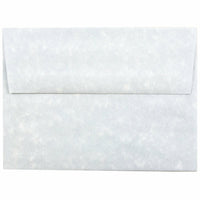 JAM Paper Enveloppes en papier parchemin recyclé avec fermeture gommée, 4 3/4 x 6 1/2 po, bleu, 1000/paquet-Bleu