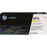 HP 651A (CE342A) Yellow Original LaserJet Toner Cartridge-Standard toner cartridge, up to 16000 pages