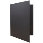 JAM Paper Two Pocket Presentation Folders, Black Linen, 12 Pack (99594dg)-Finish: linen