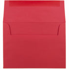 JAM Paper A6 Invitation Envelopes, 4.75 x 6.5, Brite Hue Red Recycled, 250 Pack (67503H)-Blank interior for personalized message