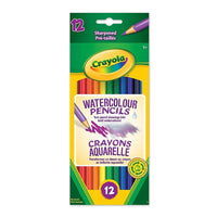 Crayola Watercolour Pencils-Turn pencil drawings into bold watercolours! Bright, intense colours