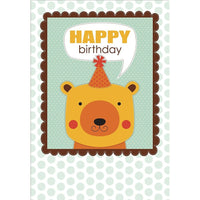 Millbrook Studios – Cartes de souhaits et enveloppes, Happy Birthday, 5 3/8 x 7 3/4 po, 18/paquet (06044)-Imprimé sur du papier cartonné non couché