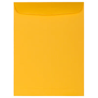 JAM Paper 9" x 12" Open End Catalog Envelopes, Sunflower Yellow, 100 Pack (212816063f)-9" x 12"