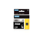Dymo Rhino Industrial Permanent Poly Adhesive Metallic Labels, 1/2" x 18'-Resistant to oil, solvents and chemicals, these durable tapes adhere to all surfaces