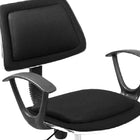 Xtech Modern Cloth Ergonomic Office Chair with Armrests - Black-Recommended for intensive use 6-8 hours per day