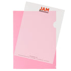 JAM Paper - Pochettes en plastique, 9 x 11 1/2 po, rouge, paquet/120-Rouge