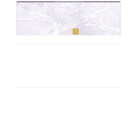 Deluxe Top Laser Cheque Purple with Gold Hologram, English, 8.5"X 11, 500 Pack-Laser cheque with hologram