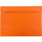 JAM Paper - Enveloppes Colourées pour catalogue de livrets 9 x 12 - Orange recyclé - paquet de 250-Couleur : Brite Hue Orange recyclé