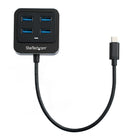 StarTech 4-Port USB-C Hub, USB C to USB 3.1 Gen 2 Hub-USB-C hub supports USB 3.1 Gen 2 data transfer rates up to 10Gbps