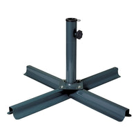 CorLiving PPU-900-U Grey Patio Umbrella Stand-Heavy duty grey steel frame