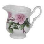 Roy Kirkham David Austin English Rose Sugar Bowl with Lid & Creamer Set-200 ml Creamer