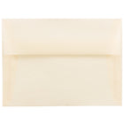 JAM Paper A6 Invitation Envelopes, 4.75 x 6.5, Spring Ochre Ivory Translucent Vellum, 250 Pack (PACV650H)-Spring ochre translucent envelope