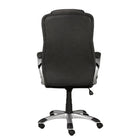 Brassex - Chaise de bureau executif Isaac, gris-Chaise pivotante à 360 degrés avec vérin à gaz pour un soutien personnalisé