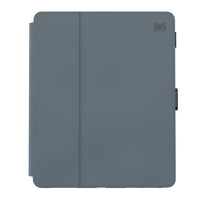 Speck - Coque Balance Foilio avec Microban pour iPad Pro 12.9" (2018-2022) - Gris orageux/Charcoal-Des laboratoires indépendants ont fait tomber l'iPad Pro 12.9-in ou l'iPad 2022 12.9-inch de plusieurs mètres de haut afin de garantir une protection supérieure