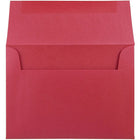 JAM Paper A6 Invitation Envelopes, 4.75 x 6.5, Stardream Metallic Jupiter Red, 50 Pack (V018263I)-Blank interior for personalized message