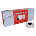 Eddie's Motex MX5500 Plus 1 Line 8 Ch Permanent BEST BEFORE Labels - White/Red - 25 Pack-MX 5500 Plus Permanent "BEST BEFORE" Labels