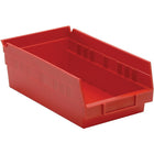 Quantum Storage Economy Shelf Bins, Red, 36 Pack (CD007)-Colour: Red