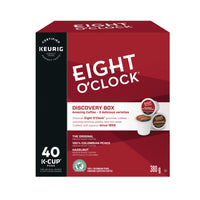 Eight O'Clock Discovery Box Coffee K-Cup Pods - Original/Colombian/Hazelnut - 40 Pack-The Eight O'Clock Discovery Box showcases three classic and irresistible coffees in the K-Cup pack format
