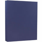 JAM Paper Matte Cardstock, 8.5 x 11, 80lb Presidential Blue, 50 Pack (563916926)-Size: 8-1/2" x 11"