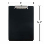 JAM PAPER - Presse-papiers norme en Aluminium, Noir-Les planchettes à pinces sont ideales pour le bureau, les entraîneurs sportifs, la maison, le travail, le travail en entrepôt ou l'ecole.