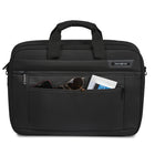 Samsonite Classic 17" NXT 2-Gusset Briefcase - RFID-RFID-blocking pocket helps safeguard your travel essentials from identity theft