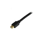 StarTech 6 ft Mini DisplayPort to DVI Adapter Converter Cable, Mini DP to DVI 1920x1200, Black-Supports resolutions up to 1920x1200 (WUXGA) and HDTV resolutions up to 1080p
