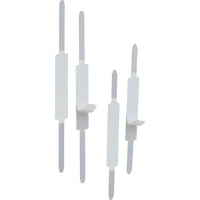 Staples® – Attaches en acier à broches, base auto-adhésive 2 3/4 po, capacité de 1 po, paq./100-Rassemble les feuilles libres rapidement et facilement