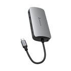Adam Elements Casa X USB-C 10-in-1 Adapter - Space Grey-HDMI 4K@60Hz Ultra-HD Display Output