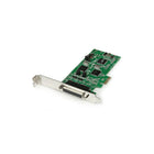StarTech 4 Port PCI Express PCIe Serial Combo Card, 2 x RS232 2 x RS422 / RS485-The included breakout cable saves expense as an all-in-one solution, and allows the addition of multiple serial ports through a single PCI Express slot