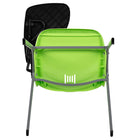 Flash Furniture Ergonomic Shell Chair with Right Handed Flip-Up Tablet Arm - Green - 5 Pack-Some Assembly Required: attach tablet arm with 2 screws