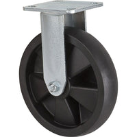 Kleton Hi-Temp Caster, Rigid, 8" (203.2 Mm), Nylon, 850 Lbs. (385 Kg.) - 3 Pack-Bolt Hole Size 7/16" (11 mm)