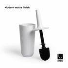 Umbra Corsa Toilet Brush - Melamine - White-9