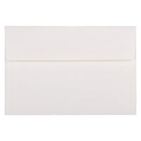 JAM Paper A8 Invitation Envelopes, 5.5 x 8.125, Strathmore Bright White Laid, 100 Pack (33028g)-Bright white