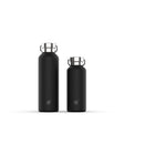 Minimal Stainless Steel Insulated Flask - Black - 750ml-BPA free plastic parts