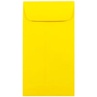 JAM Paper #7 Coin Envelopes, 3 1/2 x 6 1/2, Brite Hue Yellow, 1000 Pack-Coin Envelopes