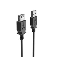 NXT Technologies 6' USB A Male/A Female - Black-Black USB-A male/A female extension cable