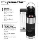 Keurig K-Supreme Plus Single Serve K-Cup Pod Coffee Maker - With Stainless Steel And MultiStream Technology - Silver-Fast & fresh-brewed: Coffee made in minutes