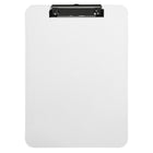 JAM Paper Plastic Clipboards, 9" x 13", Clear, 2 Pack (340928126g)-Clear