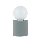 Dainolite Tonya Modern Incandescent Table Lamp - 1 Light - Grey -No Assembly Required