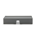 Poppin Monitor Riser - Dark Grey-Securely holds up to 60 lbs. to fit most monitors