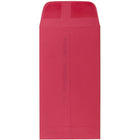 JAM Paper #7 Coin Envelopes, 3 1/2 x 6 1/2, Brite Hue Red, 50 Pack-Red Envelopes