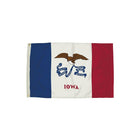 Flagzone Iowa Flag with Heading And Grommets, 3' x 5' (FZ-2142051)-Flag of Iowa